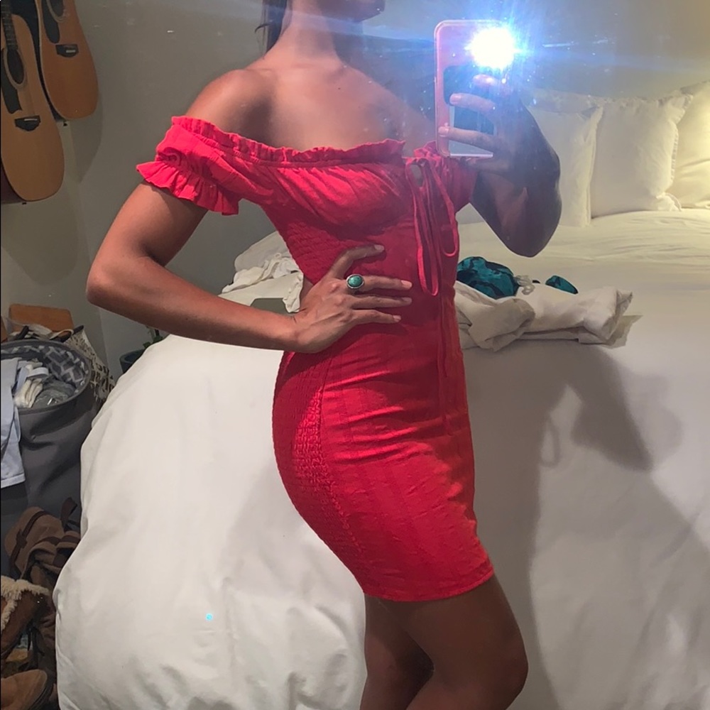 O. vianca Red mini dress — Size Small